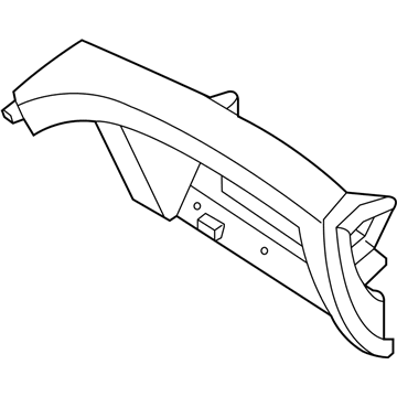 Hyundai 84540-3S200-RAS Panel Assembly-Lower Crash Pad,RH