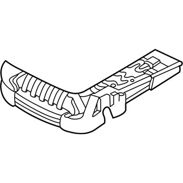 Hyundai 88210-2C501 Frame Assembly-Front Seat Cushion PASSEN