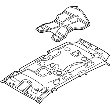 Hyundai 85310-4D210-QW Headlining Assembly-Front