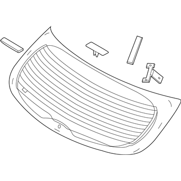 Hyundai 87111-S1100 Glass-Tail Gate