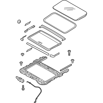 Hyundai 81600-D2010-VHC Sunroof Assembly