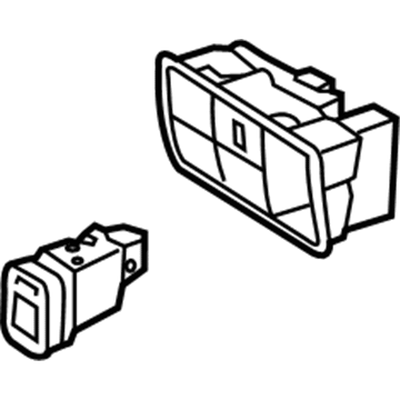 Hyundai 93300-1R680-V2 Complete-Crash Pad Lower Switch