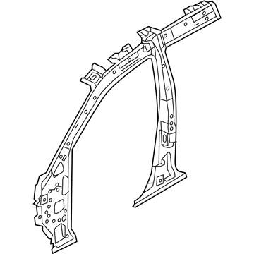 Hyundai 71201-D3050 Pillar Assembly-Front Inner,LH