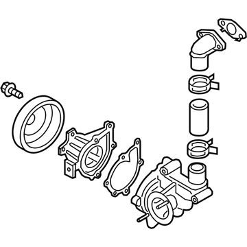 2019 Hyundai Ioniq Water Pump - 25100-03HB0