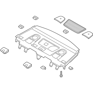 Hyundai 85610-3V092-RY Trim Assembly-Package Tray