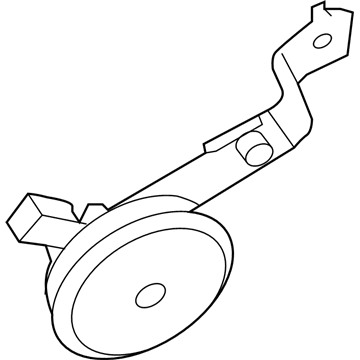 Hyundai 96630-H8000 Horn Assembly-Burglar Alarm