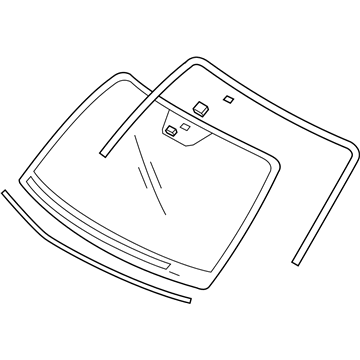 Hyundai 86110-0W030 Windshield Glass Assembly