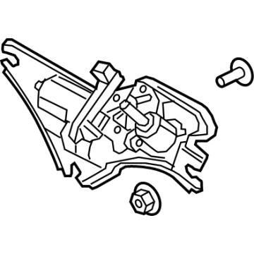 2022 Hyundai Tucson Wiper Motor - 98700-N9100