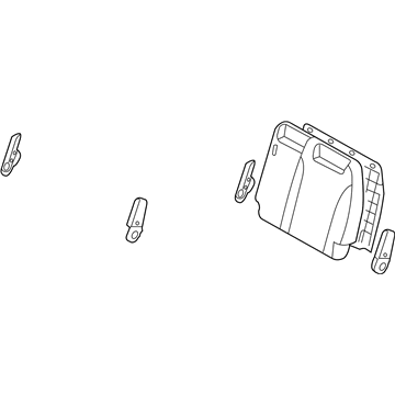 Hyundai 89300-4J131-CS6 Back Assembly-3RD LH