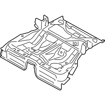 2010 Hyundai Genesis Coupe Floor Pan - 65510-2M000