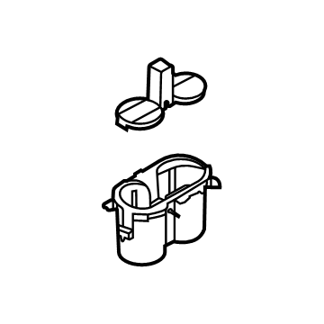 Hyundai 84670-AA000-4X Cup Holder Assembly