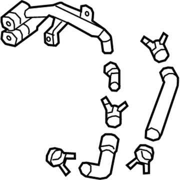 Hyundai 28235-2B800 Pipe & Hose Assembly-Turbo Changer WATERFEED