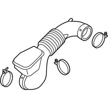 Hyundai 28130-4R200 Hose Assembly-Air Intake