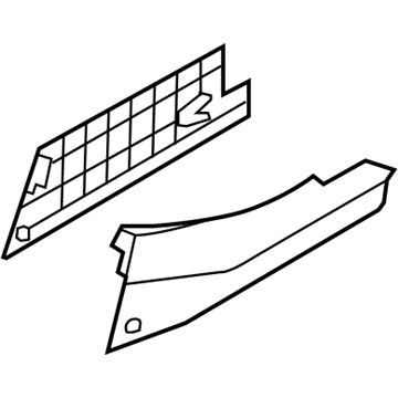 Hyundai 84615-2B000-J9 Trim Assembly-Console Side,RH