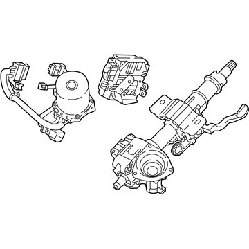 2019 Hyundai Sonata Hybrid Steering Column - 56310-E6710