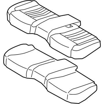 Hyundai 89100-D2MB0-VN5 Cushion Assembly-RR Seat