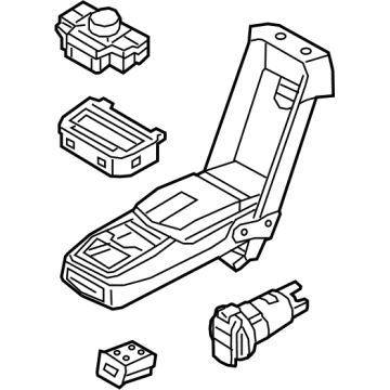 Hyundai 89900-D2MB0-OW4 ARMREST Assembly-RR Seat Back