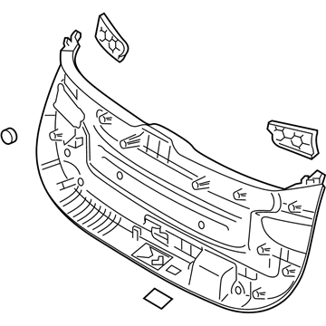 Hyundai 81710-S2100-NNB Trim Assembly-Tail Gate LWR