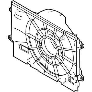 2019 Hyundai Veloster N Fan Shroud - 25350-K9600