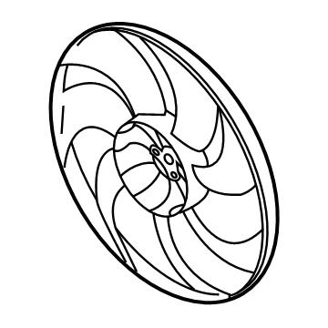 Hyundai Radiator fan - 25231-K9600