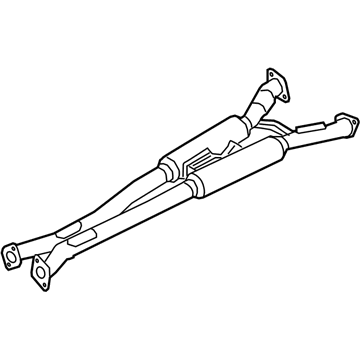 Hyundai 28650-D2400 Center Muffler Assembly