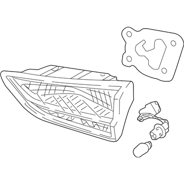 Hyundai 92403-G3120 Lamp Assembly-Rear Comb Inside,LH
