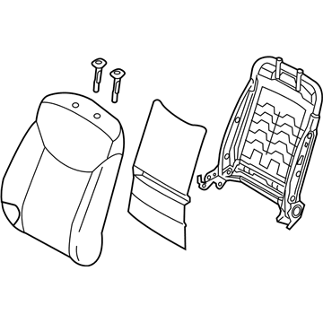 Hyundai 88300-3X581-PBS Back Assembly-Front Seat Driver