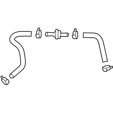 Hyundai 59130-2V300 Hose Assembly-Brake Booster Vacuum