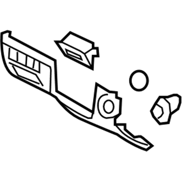 Hyundai 84750-3K100-CH Panel Assembly-Lower Crash Pad,LH