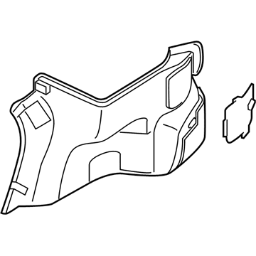 Hyundai 85740-C2100-TRY Trim Assembly-Luggage Side RH