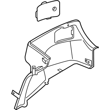 Hyundai 85740-C2000-TRY Trim Assembly-Luggage Side RH