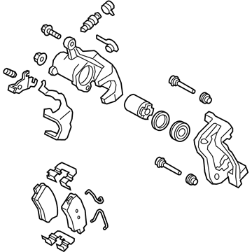 2022 Hyundai Venue Brake Caliper Bracket - 58210-K2300