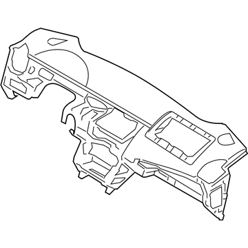 Hyundai 84710-0A500-HZ Crash Pad Assembly-Main