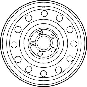 Hyundai 52910-2H900 Wheel Cap Assembly