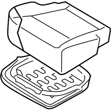 Hyundai 89200-3J000-R7D Cushion Assembly-Rear Seat,RH