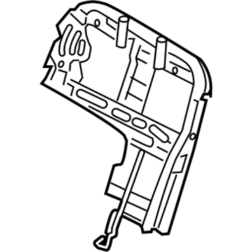 Hyundai 89410-3J050 Frame Assembly-Rear Seat Back Main