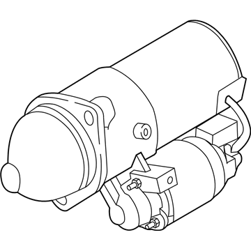 2017 Hyundai Genesis G80 Starter Motor - 36100-3F170