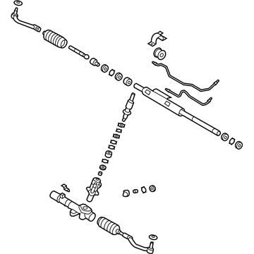 2007 Hyundai Santa Fe Rack And Pinion - 57700-2B000