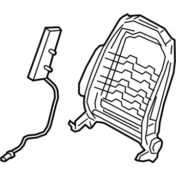 Hyundai 88410-G3010 Frame Assembly-Front Seat Back RH