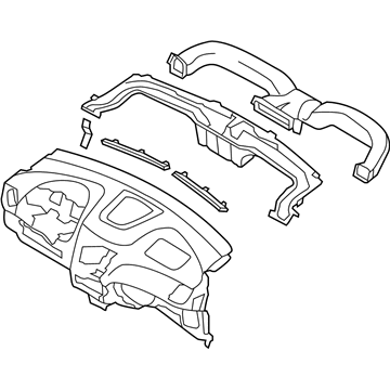 Hyundai 84710-1R100-RY Crash Pad Assembly-Main