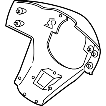 Hyundai Palisade Steering Column Cover - 56120-S1100-NNB