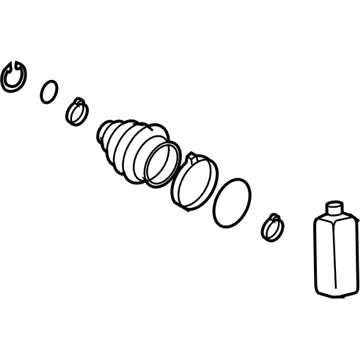 Hyundai Azera CV Joint Boot - 49506-3KA30