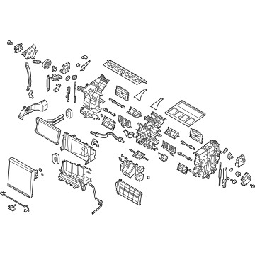 Hyundai 97205-L0080 Heater & Evaporator Assembly