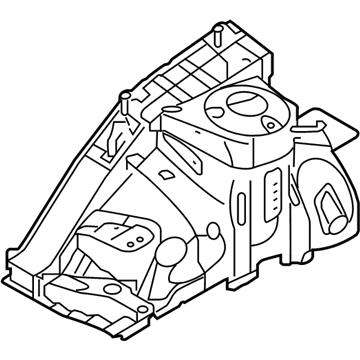 Hyundai 64502-C2700 Panel Assembly-Fender Apron,RH