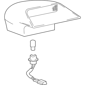 Hyundai 92750-38001-LT Lamp Assembly-High Mounted Stop Interior