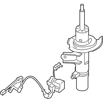 Hyundai 54650-G9670 Strut Assembly, Front, Left