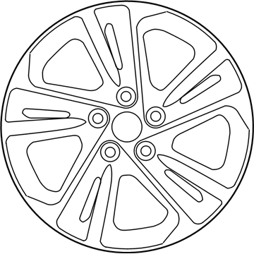 2017 Hyundai Elantra Spare Wheel - 52910-F2300