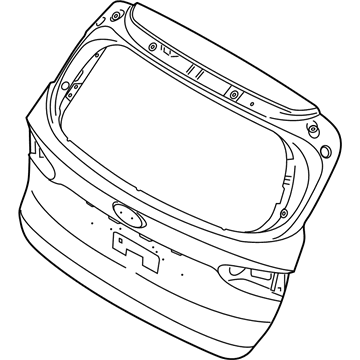 Hyundai 72800-CL100 Panel Assembly-Tail Gate