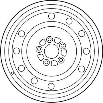 2016 Hyundai Sonata Spare Wheel - 52910-C2910