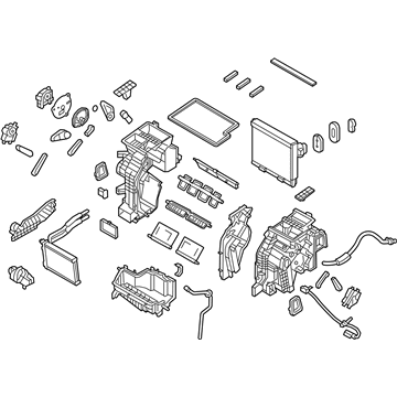 Hyundai 97205-C2000 Heater & Evaporator Assembly